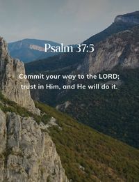 Commit your way to the Lord,
Trust also in Him, and He will do it.

Bible.thought.us on Instagram