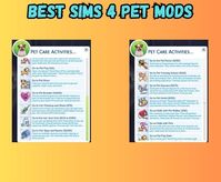 I was getting super bored playing with pets in sims 4, so I started looking into sims 4 pet mods, and I'm so glad I found this list of animal mods because now it fixed so many of my the annoying things about sims pets like being needy lol.