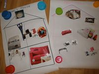 Use IKEA catalogs to teach furniture/rooms/prepositions