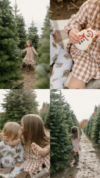 christmas mini sessions, christmas tree farm, christmas card photos, family posing ideas, family photography, family photography poses, oregon photographer, oregon lifestyle photographer, oregon family photographer, girls dress, fall outfit ideas, winter outfit ideas