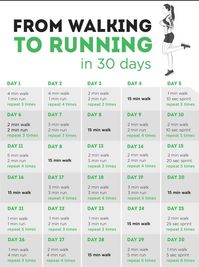 30 Day Walking to Running Challenge #walkingchallenge #couchto5k #runningchallenge