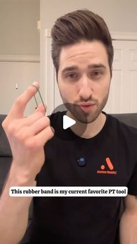 Michael Flora | Anytime Mobility on Instagram: "Did you know a rubber band could do this? These two very simple moves have made a huge difference in how my hands feel. They can help you too. Grab a rubber band and follow along!

don’t forget to save this video so you don’t lose it!"