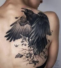 Discover the profound symbolism behind crow tattoos, representing wisdom, love, and family bonds. Explore various designs and meanings associated with crow tattoos, expressing the depth of knowledge, affection, and strong familial connections. Uncover the captivating allure of crow tattoos and find inspiration for your next inked masterpiece."