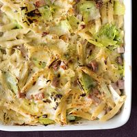 Mac & Cheese with Leeks and Ham - Rachael Ray Every Day