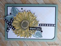 Autumn Sunflower for the Stamping With Dreams Blog Hop - Crafty-rootes