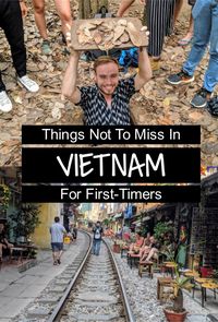 If you're backpacking South East Asia and wondering what to do in Vietnam, then look no further. Here is the ultimate bucket list of things to do in Vietnam on your first trip. #backpacking #vietnam #travel