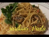 Sardines Pasta Recipe: Ingredients: Sardines sauce: 1 tbsp olive oil ½ onion (chopped) 1 chopped tomato 1 tsp lemon zest 1 can sardines (in olive oil) 1 tbsp...