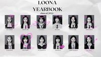 loona yearbook | ignore that it says best leader for heejin i made this for my laptop wallpaper and my brain wasnt working properly lol