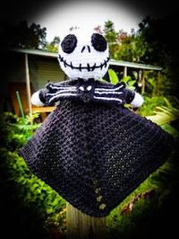 Crochet Jack Skellington Lovey