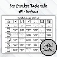 Ice breaker he to know you, ice breaker, printable ice breaker, ice breaker fun game, digital download Looking for a fun and engaging way to start conversations and build connections? Our "Get to Know You Questions" are perfect for various settings, including first-time introductions, coworker meetings, boss-employee interactions, teacher-student activities, game nights, romantic evenings, and more. Perfect for: First-time introductions Coworkers Bosses and employees Teachers Game nights Romanti