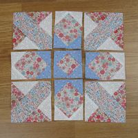 Free Tutorial - Flight of Fancy Traditional Quilt Block – fabric-406