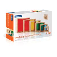 Guidecraft Stacking Rainbow Pyramid,Guidecraft blocks,guidecraft uk,Guidecraft sensory blocks,Sensory toy warehouse discount guidecraft voucher - Default Title - Sensory Education