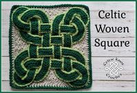 Celtic Crochet Square - Celtic Knot Crochet