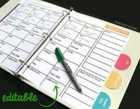 Free editable lesson planner!