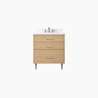 Austin 30" Natural White Oak Bathroom Vanity 1629.99  Free Shipping U.S.