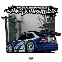 Super cool illustration of the BMW E46 M3 GTR from the Need for Speed: Most Wanted.   I first saw this car in the intro of NFS: Carbon, prior to discovering NFS: Most Wanted, which were my favorite racing games in childhood.  Check out the link for the full illustration! And follow Garage Oshi for more art like this!