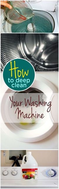 Cleaning, cleaning tips, cleaning hacks, popular pin, deep clean your washing machine, washing machine cleaning tips.