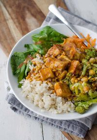 Peanut Tofu Buddha Bowl (Vegan and Gluten-Free) 37