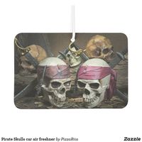 Pirate Skulls car air freshner Car Air Freshener