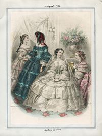 Ladies’ Cabinet, August 1856. LAPL Visual