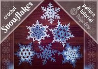 Snowflakes - Free Crochet Pattern & Tutorial · The Magic Loop