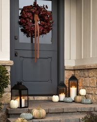 McGee & Co. Faux Wreath for Fall Front Door Decor