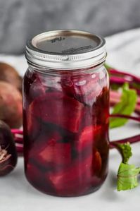 Refrigerator Pickled Beets that are easy to make and delicious straight or on sandwiches and in salads. You won't believe how easy these are to make; start with my tutorial for how to roast beets and you are half way there.