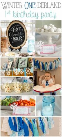 Baby First Birthday Party Ideas Themes Winter Wonderland 64+ Ideas #party #birthday #baby