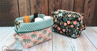 DIY Zippered Box Pouch