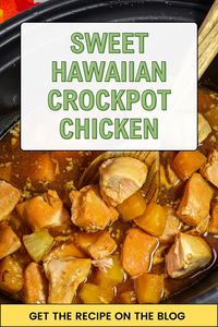 Get ready to wow your taste buds with this Sweet Hawaiian Crockpot Chicken Recipe! Ideal for busy cooks, this Hawaiian Chicken slow cooker recipe is a breeze to prepare. Discover the perfect balance of sweet and tangy flavors in our Hawaiian Crockpot Chicken dish. Whether you're looking for an easy weeknight dinner or a unique dish for gatherings, this Sweet Hawaiian Chicken in the Crockpot is sure to impress.