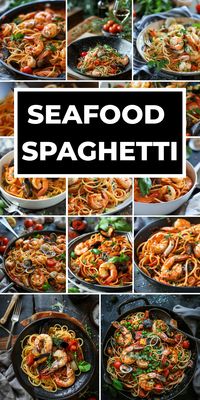 Indulge in a flavorful seafood spaghetti dish that's perfect for dinner tonight. This recipe combines the freshness of seafood with the satisfying twirl of spaghetti noodles. Whether you're a seafood lover or simply looking to try something new, this Seafood Spaghetti is sure to impress your taste buds. Serve it at your next family gathering or romantic dinner for a delicious and elegant meal that everyone will love.