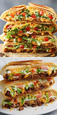 A perfect busy weeknight dinner in just 30 minutes! This homemade crunch wrap is also one of the best lunch recipes. Not only does this copycat Taco Bell crunch wrap supreme taste so good, but it is also healthier!