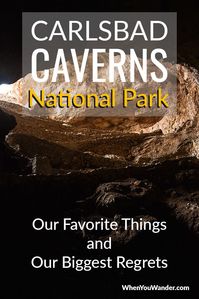 Carlsbad Caverns National Park in New Mexico has over 100 caves, thousands of migratory bats, and beautifully decorated cave rooms. Use this Carlsbad Caverns National Park Travel Guide to plan your trip. It includes information on cave tours, what to do above ground, the best time to visit, and where to stay near Carlsbad Caverns. #traveltips #travelguide #newmexico #nationalpark #cavetour #cave #travelplanning #itinerary #destinationguide