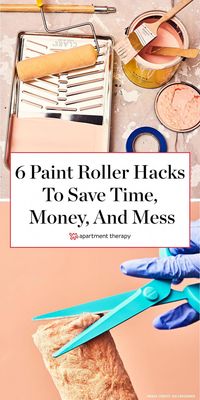 Six paint roller hacks and tips that make projects, and cleaning up afterwards, so much easier.