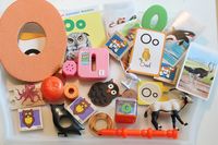 Letter O Sensory Bin