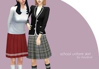 School Uniform Skirt | cloudcat on Patreon