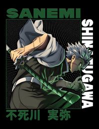 Celebrate the fierce spirit of Sanemi Shinazugawa with designs that capture his relentless determination and striking Wind Hashira aesthetics. These detailed creations highlight his intense gaze, iconic scars, and dynamic energy, perfect for true *Demon Slayer* fans.