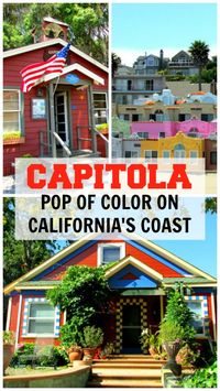 Capitola By-the-Sea is the oldest, and arguably the most colorful, resort in California's Coast.  This amazing spot has a village, wharf and creek.