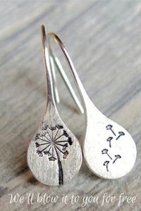 The tiny dandelion seeds blow in the wind and represent our deepest desires and wishes. For hundreds of years, people have closed their eyes, made a wish, and trusted that their dreams would come true 💕 These beautiful earrings are made by preserving real dandelion seeds within the glass. Keeping your wishes close everywhere you go 🥰 Get yours on Sale with Free Shipping Today