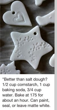 Salt dough christmas ornaments