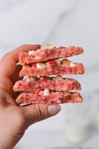 Pink Peppermint Cookies - bethcakes