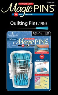 PRICES MAY VARY. Comfort grip handles on these pins are heat resistant Handles are easy to grip and work with Made of metal and plastic Pins come in a designer storage case Comfort grip head that makes picking up and maintaining a grip on the pin, easy