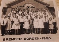 Spencer Borden Elementary School, Fall River, MA Class of 1960 Miss Allen Principal/Mrs. Ankerstran 6th grade teacher.