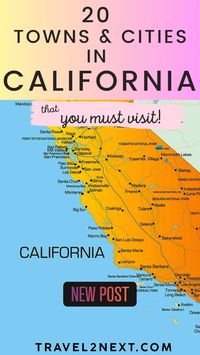 There are so many amazing towns and cities in California! From the bustling streets of Los Angeles to the charming vibes of San Francisco, and the beautiful beaches of Santa Barbara. You can't go wrong with a visit to California!