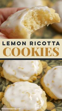 Lemon ricotta cookies are a fabulous way to use ricotta, but you may find yourself buying ricotta simply to make more of these delectable bites of goodness!