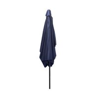 This umbrella is one of the must-have items in summer or sunny days, it is very good for UV and water protection, perfect for yard, beach, garden, terrace, cafe, pool, picnic, barbecue and other places. Fabric Color: Navy Blue | Ebern Designs Leff 108" x 72" Rectangular Beach Umbrella w / Crank Lift Counter Weights Included | 92.4 H x 108 W x 72 D in | Wayfair