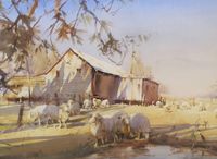 Woolshed-Mansfield WC-52 x 70 cm 2012, Ross Peterson