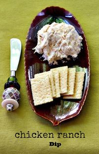 Chicken Ranch Dip, An Easy Crowd Pleasing Appetizer