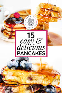 Indulge in the fluffiest, most tender pancakes you’ve ever had with recipes that will make your breakfast or brunch game unbeatable. From classic blueberry to creative flavor combinations, these pancakes are sure to satisfy your cravings and leave you wanting more. Get ready for the best pancake recipes you've ever had!! 

See errenskitchen.com for easy, delicious, and even quick recipes for breakfast, lunch, dinner, drinks, and desserts! 