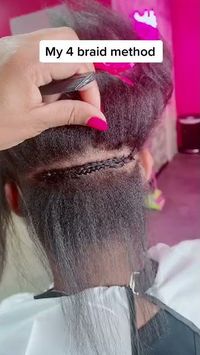 Make 4 Braids to Sew In Your Hair Bundles